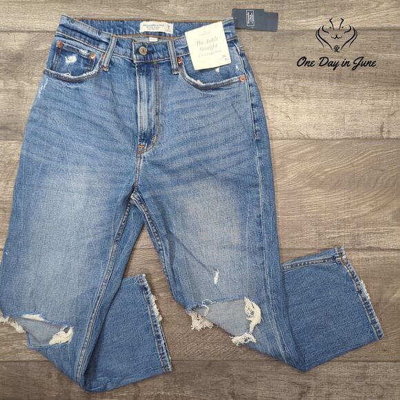Abercrombie & Fitch Denim - Abercrombie & Fitch The Ankle Straight Ultra High Rise Jeans Size 2